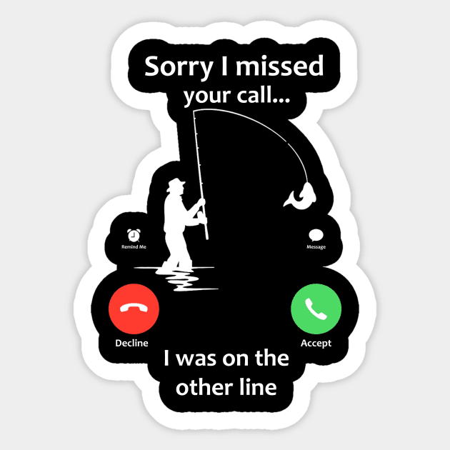 Sorry I Missed Your Call Sticker by Courtney2635